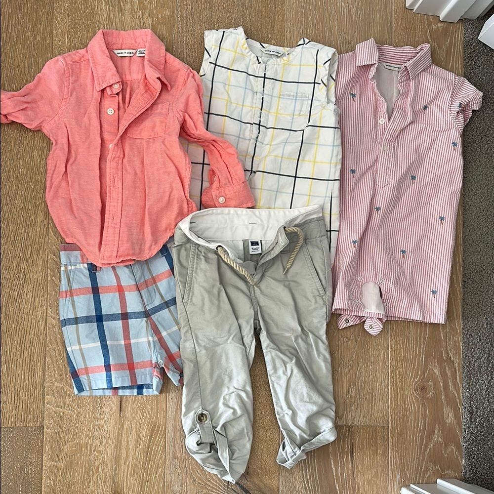 Janie and Jack Assorted summer boys Clothing Set size 12-18 months